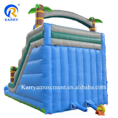 Certifié CE/TUV de qualité commerciale Coconut Palm Tree Water Slide gonflable pour adultes