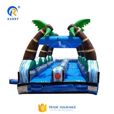 Couleur personnalisée toboggan gonflable à l'eau populaire jardin commercial taille adulte enfants