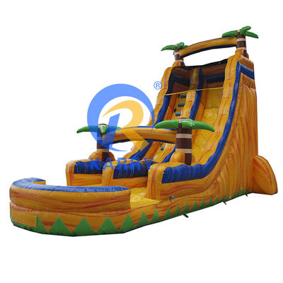 Commercial personnalisé couleur gonflable piscine toboggan avec conception de parc aquatique