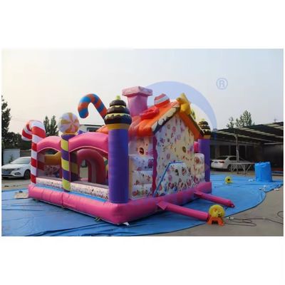 Glissières d'eau commerciales 14FT gonflables à double glissière glissière de bonbons pour la location de fête
