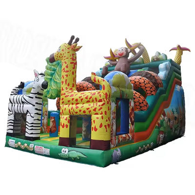 Gardien gonflable de safari de couleur personnalisée pour le plaisir des enfants au parc en plein air