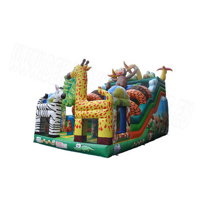 Gardien gonflable de safari de couleur personnalisée pour le plaisir des enfants au parc en plein air