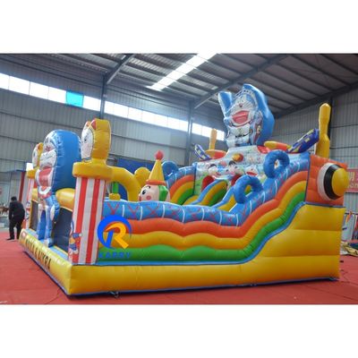 Unisexe Jeu pour enfants gonflable château gonflable toboggan au sol pour le plaisir en plein air