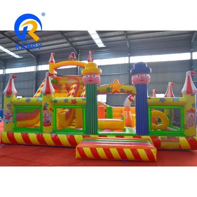 Unisexe Jeu pour enfants gonflable château gonflable toboggan au sol pour le plaisir en plein air
