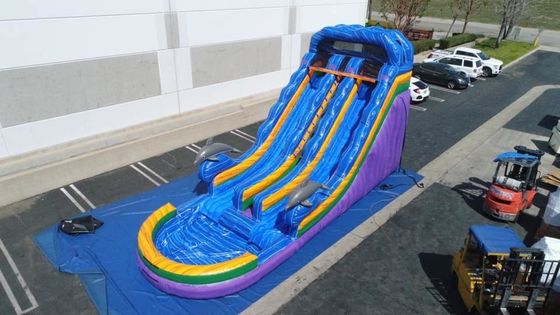 Expédition express Unisexe Bounce Slider Glissière gonflable avec piscine Jeux Jeux