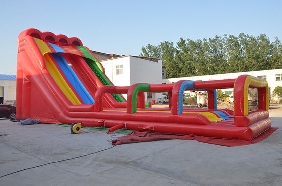 Conception personnalisée Thème tropical toboggan gonflable avec piscine pour enfants et adultes