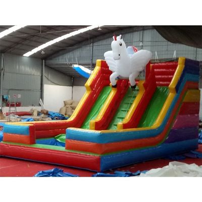 Conception personnalisée Thème tropical toboggan gonflable avec piscine pour enfants et adultes