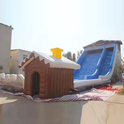 Conception personnalisée de glissière sèche à neige PVC gonflable pour enfants et adultes