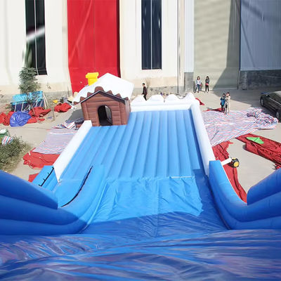 Conception personnalisée de glissière sèche à neige PVC gonflable pour enfants et adultes