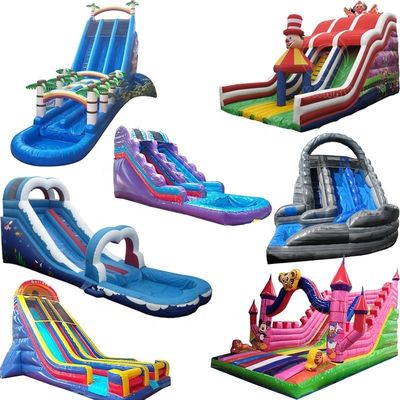 Slide à eau gonflable avec piscine