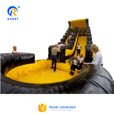 Impression numérique à l' intérieur toboggan à eau atomique parc d'attractions gonflable pour enfants adultes