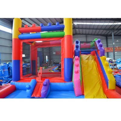 Sautant maison gonflable / château gonflable avec glissement pour les enfants 14 ans vers le haut PORTABLE
