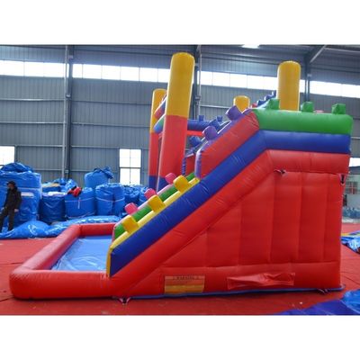 Sautant maison gonflable / château gonflable avec glissement pour les enfants 14 ans vers le haut PORTABLE