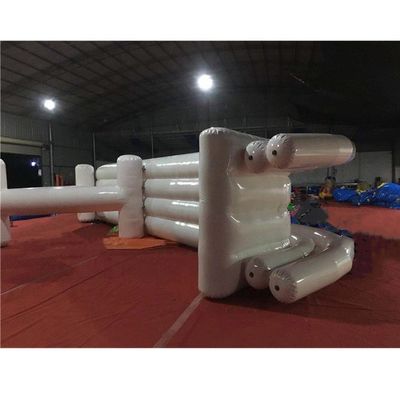 0.55mm accessoires de fils de bâche en PVC inclus grand toboggan gonflable avec piscine