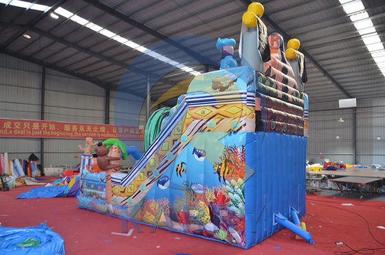 Commercial PVC gonflable château gonflable glissière ville amusante sauteur pour les enfants et les adultes