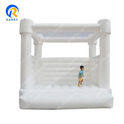 14 ans de plus 4x4m Petit Bounce House avec une piscine à billes Mini Inflatable Bouncy Castle