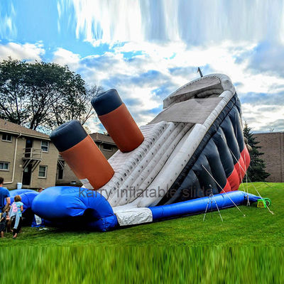 Terrain de jeux en plein air Unisexe Deluxe Titanic Glisse gonflable gonflable