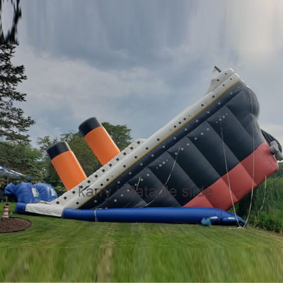 Terrain de jeux en plein air Unisexe Deluxe Titanic Glisse gonflable gonflable