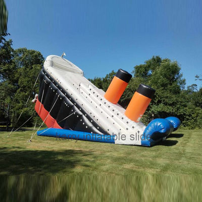 Terrain de jeux en plein air Unisexe Deluxe Titanic Glisse gonflable gonflable