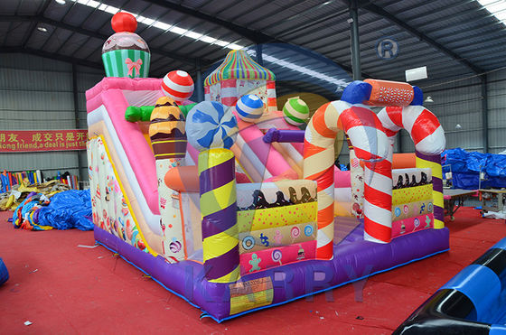 Château gonflable maison de rebond Combo toboggan d'eau personnalisé pour le jeu des enfants