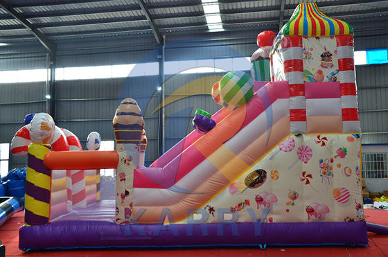 Château gonflable maison de rebond Combo toboggan d'eau personnalisé pour le jeu des enfants