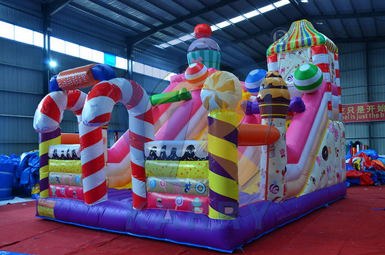 Château gonflable maison de rebond Combo toboggan d'eau personnalisé pour le jeu des enfants