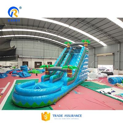 Piscine gonflable à l'eau à thème de palmier avec matériau en PVC