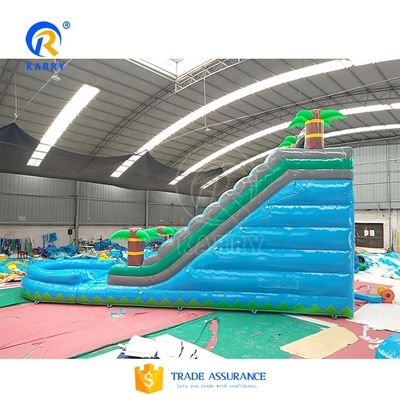 Piscine gonflable à l'eau à thème de palmier avec matériau en PVC