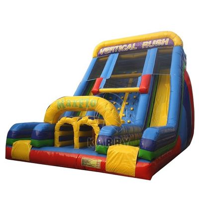 Jeu d'escalade pour enfants Double toboggan gonflable toboggan à eau pour enfants