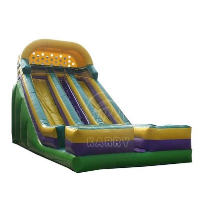 Jeu d'escalade pour enfants Double toboggan gonflable toboggan à eau pour enfants