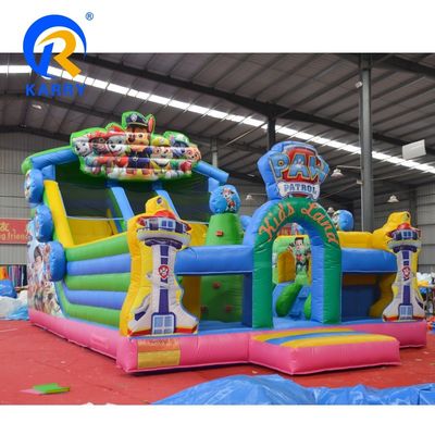 Château de saut gonflable personnalisable pour adultes Grand toboggan commercial