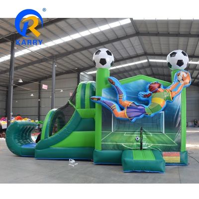 Maison gonflable de qualité commerciale avec glissement pour les jeunes et les enfants personnalisable