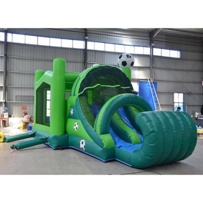 Maison gonflable de qualité commerciale avec glissement pour les jeunes et les enfants personnalisable