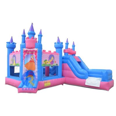 Jumping Combo Jumper Château Cartoon Fée Princesse Bounce Maison avec Glisse