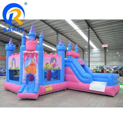Jumping Combo Jumper Château Cartoon Fée Princesse Bounce Maison avec Glisse