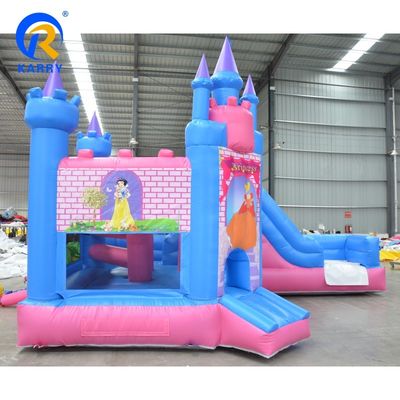Jumping Combo Jumper Château Cartoon Fée Princesse Bounce Maison avec Glisse