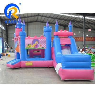 Jumping Combo Jumper Château Cartoon Fée Princesse Bounce Maison avec Glisse