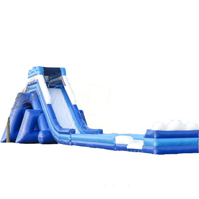 Glissière gonflable à double voie mouillée et sèche pour adultes