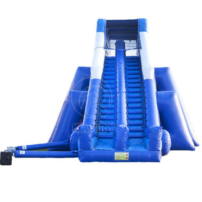 Glissière gonflable à double voie mouillée et sèche pour adultes