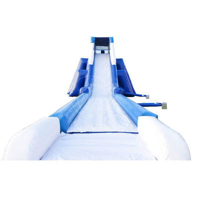 Glissière gonflable à double voie mouillée et sèche pour adultes