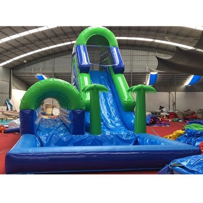5*11*6m Glissière gonflable à eau Combo avec piscine et échelle