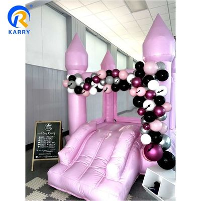 Sexe Unisexe Portable Mariage personnalisé rose gonflable Château de rebond Bouncer