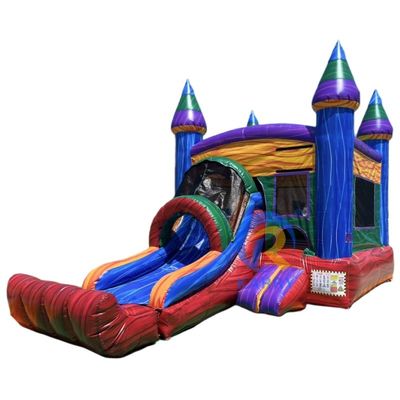 Château gonflable en plein air Moonwalk pour la location de divertissement pour enfants