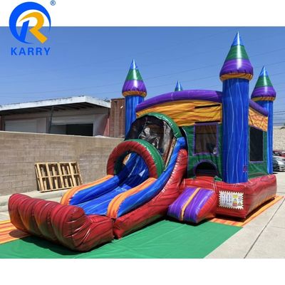 Château gonflable en plein air Moonwalk pour la location de divertissement pour enfants