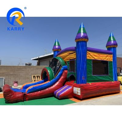 Château gonflable en plein air Moonwalk pour la location de divertissement pour enfants