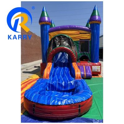 Château gonflable en plein air Moonwalk pour la location de divertissement pour enfants