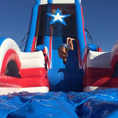Commercial gonflable à sec ou à l'eau glisse pour l'été parc aquatique enfants piscine amusant