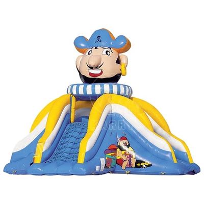Château gonflable en PVC coloré sur mesure avec kits de réparation de glissement d'eau inclus