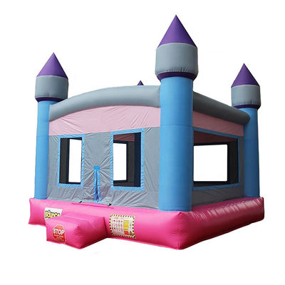 Château gonflable en PVC coloré sur mesure avec kits de réparation de glissement d'eau inclus