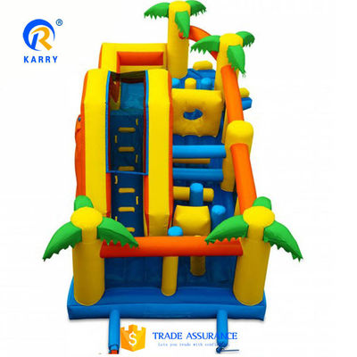Capacité maximale 100-500 kg Longue glissière commerciale avec piscine glissière gonflable parfaite